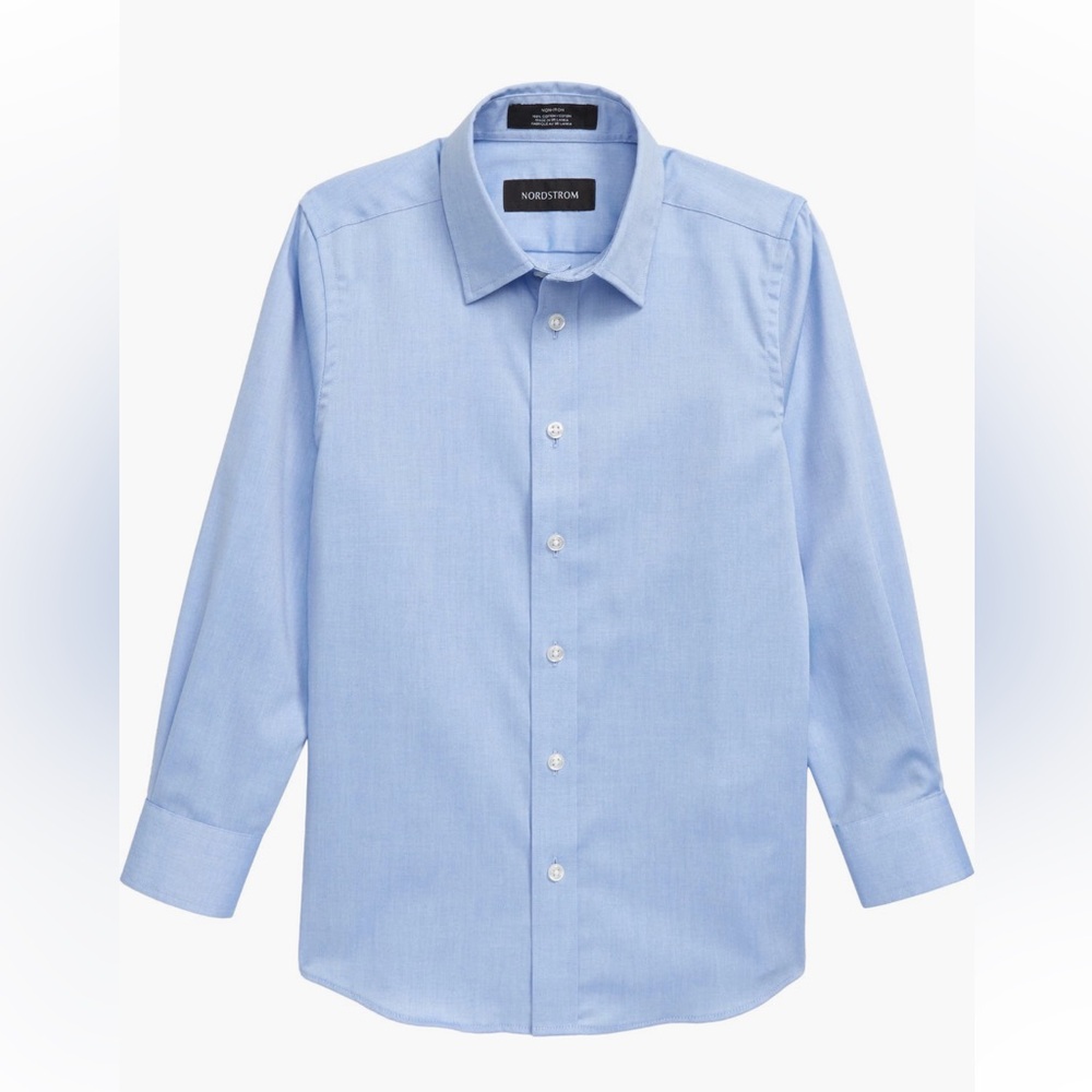 Nordstrom kids blue dress shirt